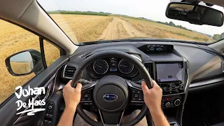 2020 SUBARU XV E-BOXER HYBRID 150 HP POV TEST DRIVE