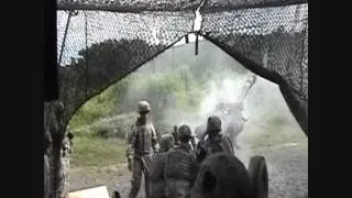 M119A2 10 Round fire mission at USMA.