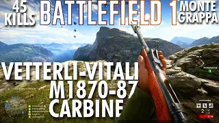 Vetterli M1870/87 Carbine Gameplay - Battlefield 1 Conquest No Commentary