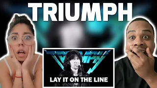 TRIUMPH - LAY IT ON THE LINE | REACTION