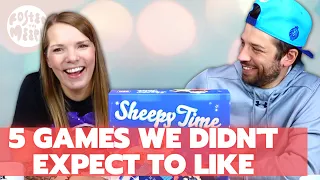 5 Board Games We Didn't Expect To Like | Board Games & Brew | Games We Slept On