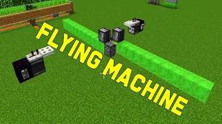 Flying Machine Minecraft 1.20 | How to Make a 2-way Slime Block Flying Machine