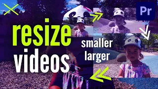 How to RESIZE Video in Premiere Pro CC 2021 | Scale vs Set to Frame Size