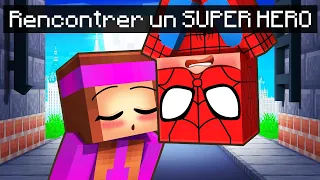 Mon rendez vous AMOUREUX avec un SUPER HÉRO sur Minecraft !