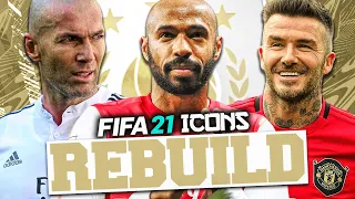 THE ICON *ONLY* REBUILD!! FIFA 21 Career Mode