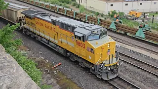 [HD] RAILFANNING FRENZY IN KC PT 4! MONSTER TRAINS IN ACTION! NS HU 8101, FRESH UNITS & KCS MACEs!