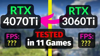 RTX 4070 Ti vs RTX 3060 Ti in 11 Games 1080p / 1440p / 4K