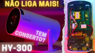 😓 O Projetor Inteligente HY-300 do Aliexpress DEU PROBLEMA e não liga mais, será que tem conserto?🤔