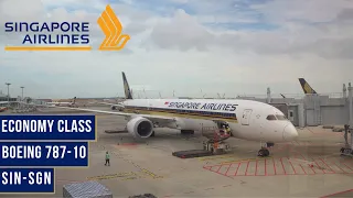 Flight Review | Singapore Airlines Economy Class | Singapore - Saigon | B787-10