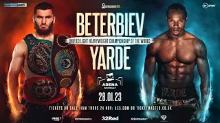 Artur Beterbiev Vs Anthony Yarde - Official Prediction