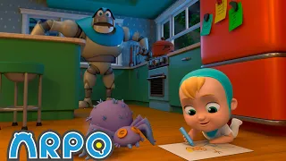 Spooky Cooking Night 👻🕷👻 | | ARPO | Educational Kids Videos | Moonbug Kids
