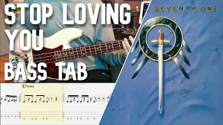 Toto - Stop Loving You // Bass Cover // Play Along Tabs and Notation