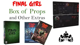 Final Girl Box of Props, Lore and Scenario Books, and Neoprene Mats