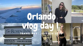 Orlando vlog day 1// Rosen Inn hotel & biggest McDonalds on international drive!