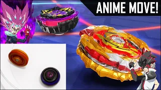 WORLD SPRIGGAN ANIME MOVE IN REAL LIFE! SHU VS LANE | Lucifer End Beyblade Burst Sparking Superking