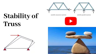 How to check stability of Truss: What is external stability and what is internal stability of truss.