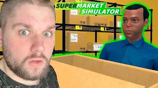 НАНЯЛ ГРУЗЧИКА - ОН НЕ ХОЧЕТ РАБОТАТЬ! ➤ Supermarket Simulator #5