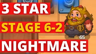 Guardian Tales How to 3 star stage 6-2 nightmare! walkthrough guide