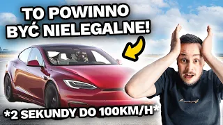 PRAWDZIWE REAKCJE NA PRZYSPIESZENIE 1020HP *Tesla S Plaid*