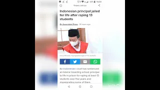 Principal rape 13 students and pregnant 9 students| Indonesian News