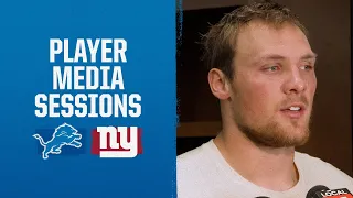 Detroit Lions players meet with the media | 2023 Preseason Week 1: Lions vs. Giants