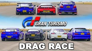 Gran Turismo DRAG RACE... In real life!