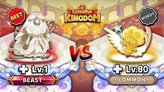 Lvl 1 Best Healing Cookie vs Lvl 80 Worst Healing Cookie!