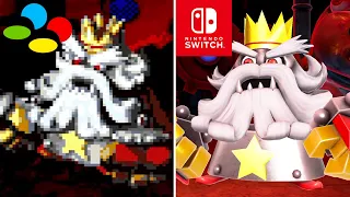 Super Mario RPG - Final Boss & Ending Comparison (Switch vs Original)