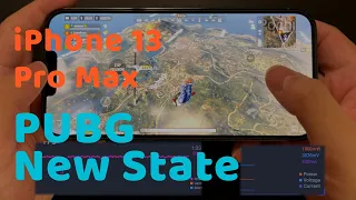 New State, New Challenge! iPhone 13 Pro Max PUBG New State Gaming FPS/Temperature/Battery Test