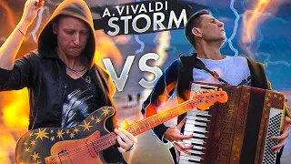 A.Vivaldi - STORM / Антонио Вивальди - ГРОЗА. / Времена года - Лето / аккордеон и гитара