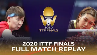 FULL MATCH | WANG Manyu (CHN) vs SATO Hitomi (JPN) | WS R16 | #ITTFfinals 2020