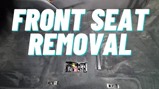 C7 Audi A6/A7 Front Seat Removal Tutorial