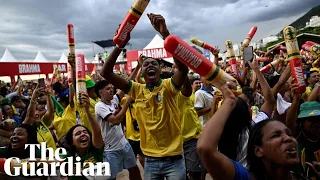 'Very emotional': Brazil fans celebrate wildly after 4-1 win against South Korea