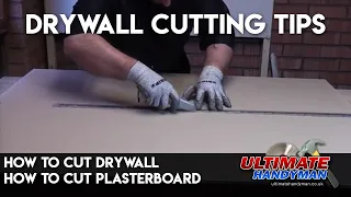 How to cut Drywall | How to cut plasterboard