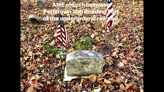 African-American cemetery Elverson, PA between Reading and Pottstown