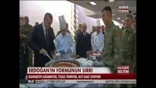 Cumhurbaşkanı Recep Tayyip Erdoğan'ın beslenmesi