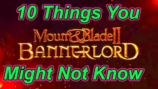 10 Things You Might Not Know About (SECRET Kingdom Bank) Bannerlord Flesson19