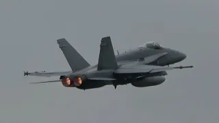 F/A-18 Hornet Full Afterburner Takeoff