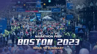 Boston 2023 Marathon Training Week 14 Summary | Pacing & Taper