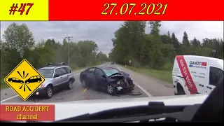 Подборка ДТП на видеорегистратор 27.07.2021 Июль 2021 | A selection of accidents on the DVR 2021 #47