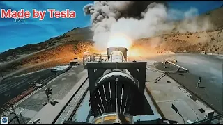 Full-size Space Launch System rocket booster test-fired in Utah /Rocket science by Tesla