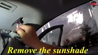 Remove the BMW X3 F25 panoramic sunroof