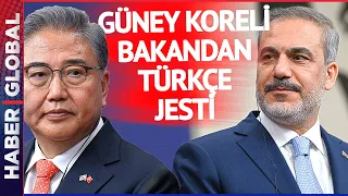 Güney Koreli Bakan Basın Toplantısında Türkçe Konuştu