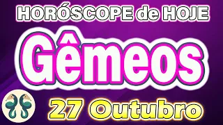 Horóscopo do dia GÊMEOS 27 de OUTUBRO, 2022 ♊ PREVISÃO GÊMEOS 27/10/2022