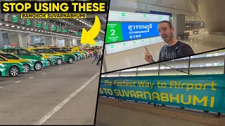 Stop using the Airport Taxis! Airport Rail Link Bangkok Suvarnabhumi