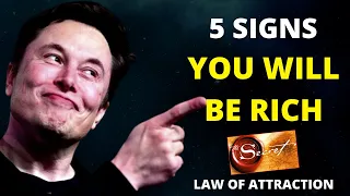 5 Signs You Will Become Rich | Law Of Attraction 🔥