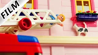 Playmobil Film deutsch | HANNAH beim FEUERWEHR Einsatz Girls'Day 2019 Katzen Retterin | Kinderserie