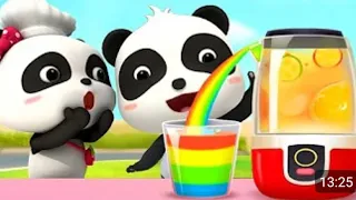 Magical Kitchenware_ Baby Panda Chef _ Oven_ Frying Pan_ Juicer _ Baby kid Cartoons