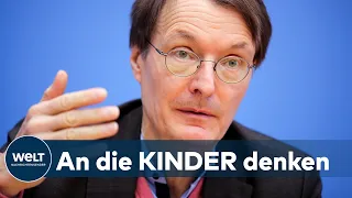 KARL LAUTERBACH: „Ich glaube, dass es sinnvoll wäre, die Kinder zu impfen“ | WELT Interview