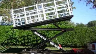 Miller-Metals.com Hydraulic Scissor Lift Dump Trailer